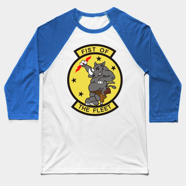 F/A18 Rhino - VFA25 Fist of the Fleet Baseball T-Shirt by MBK